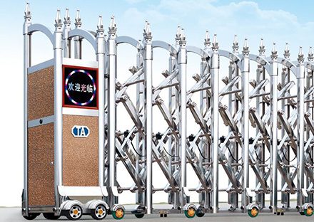 宏盛源-不锈钢伸缩门